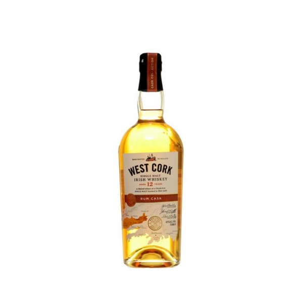 West Cork 12 Y.O. Single Malt Rum Cask Finish 43